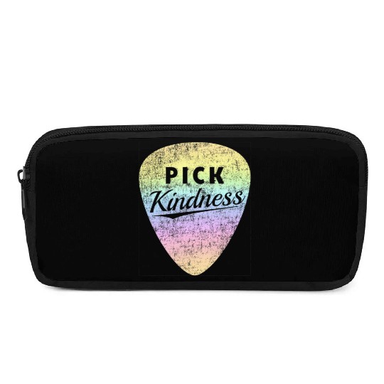 Pastel Rainbow Guitar Pick Pun Anti-Bullying Pick Pencil Cases