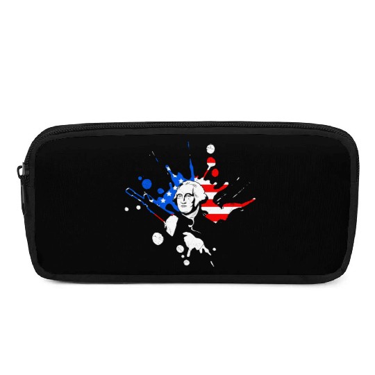 Merica George Washington Independence Day Pencil Cases