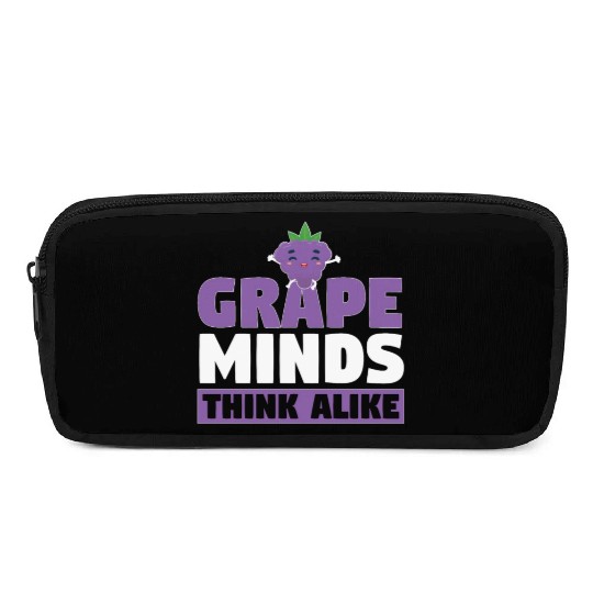 Grape Minds Think Alike Pencil Cases