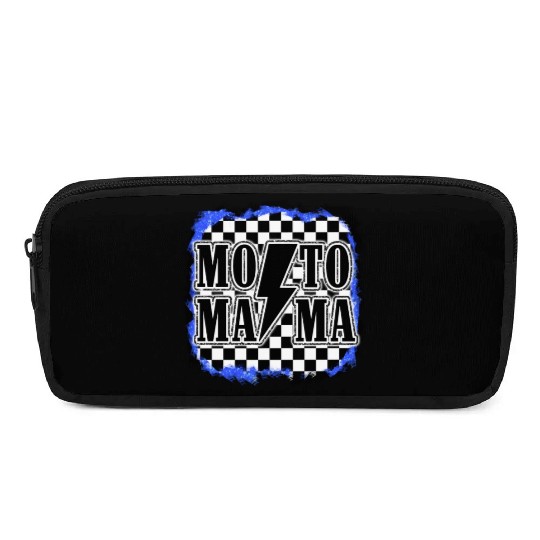 Moto Mama Motocross Racing Dirt Bike Mom Son Race Pencil Cases