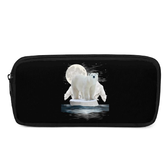 Polar Bears Wildlife Zoo Animal Zookeeper Nature Pencil Cases