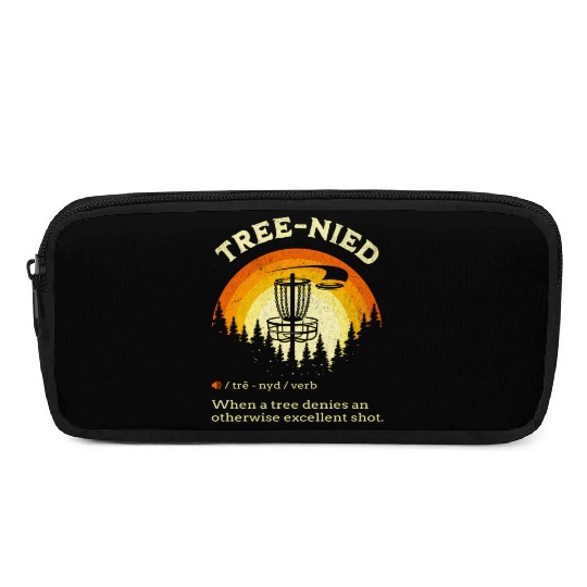 Disc Golf Stupid Tree Pencil Cases