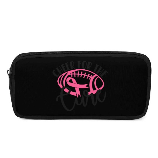 Cheer For The Cure Pink Breast Cancer Awareness Pencil Cases