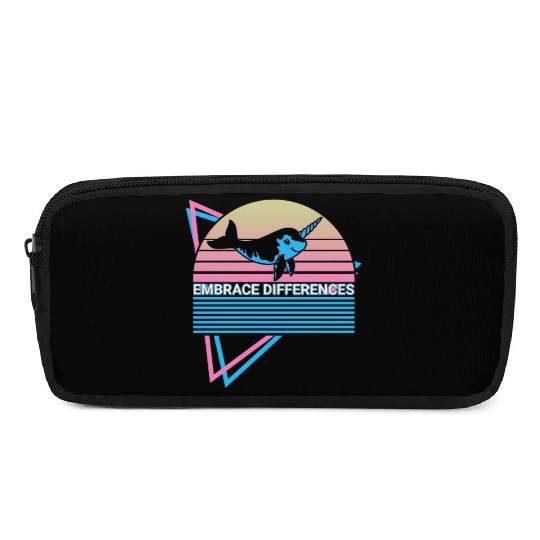 Narwhal Retro Pencil Cases