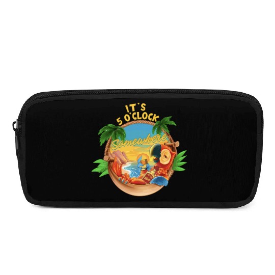 It Is 5 O'Clock Somewhere Parrot Drinking Summer Pencil Cases