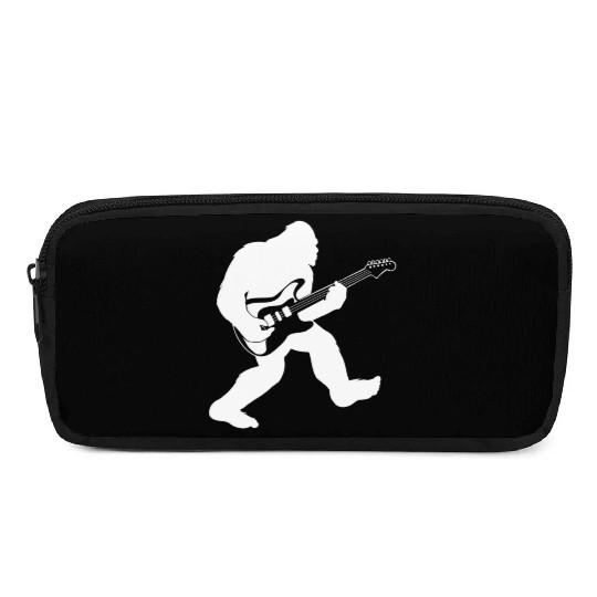 Bigfoot playing electric guitar Pencil Cases