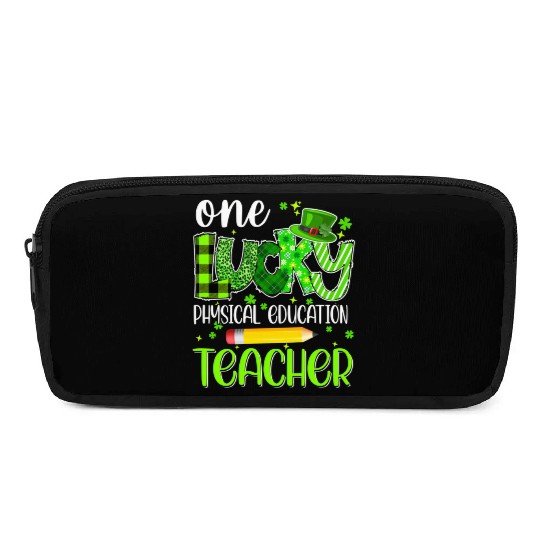 One Lucky Physical Education Teacher Pencil St Pencil Cases