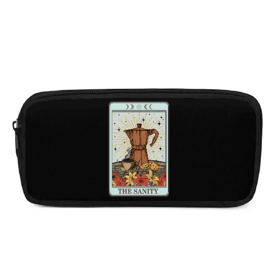 Coffee Tarot Card The Sanity Pencil Cases