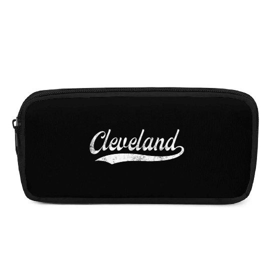 Vintage Cleveland Ohio Distressed Pencil Cases