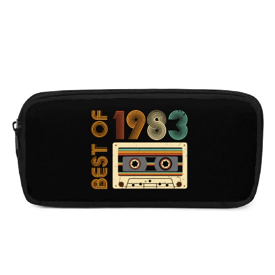 Born In 1983 Best Of 1983 Cassette Tape Pencil Cases
