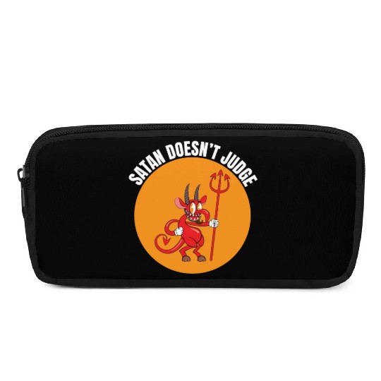 Funny Hail Gay Satan Lgbt Goth Gay Pride Baphomet Pencil Cases
