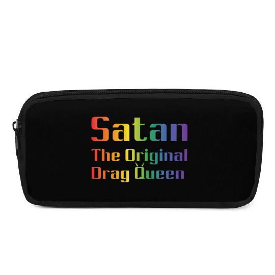 Funny Hail Gay Satan Lgbt Goth Gay Pride Baphomet Pencil Cases