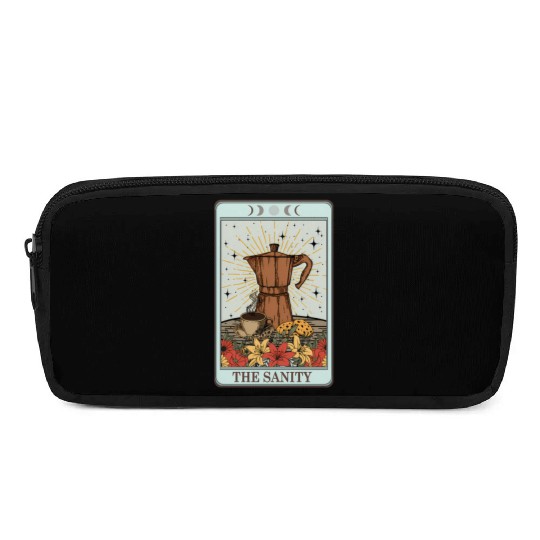 Coffee Tarot Card The Sanity Pencil Cases