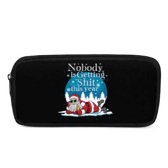 Santa 2020 Claus Ugly Bad Santa Pencil Cases