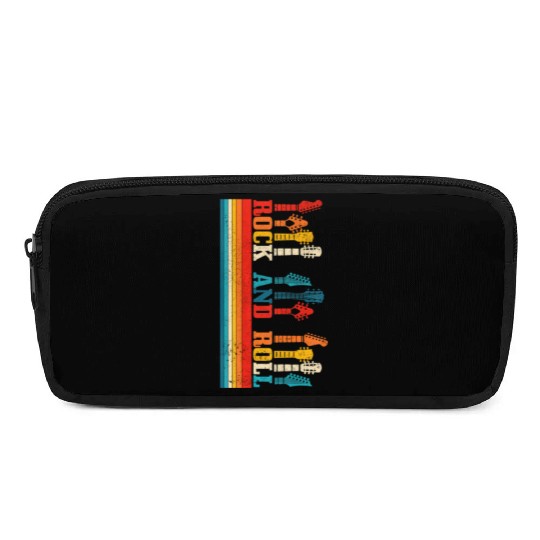 Rock & Roll Guitar Player Guitarist Vintage Rock Pencil Cases