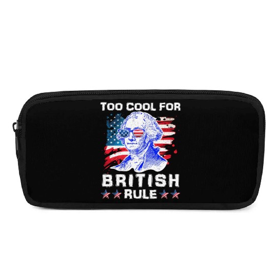 George Washington Too cool for British Rule US Pencil Cases