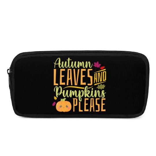 Autumn Leaves and Pumpkins Please - Fall Leaves Pencil Cases