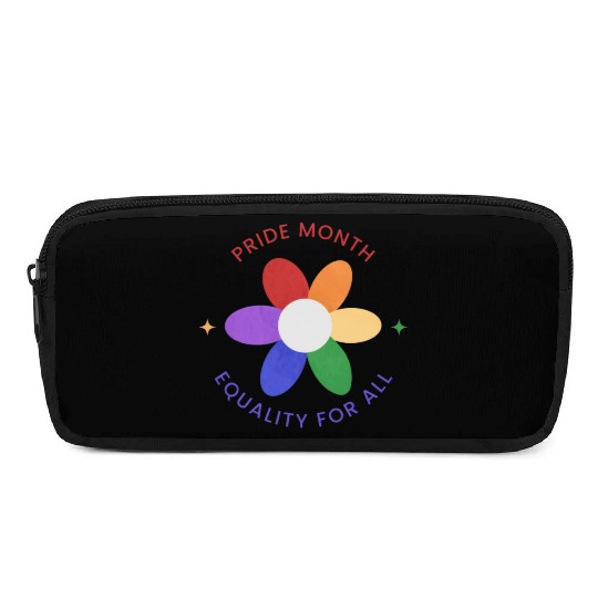 Colorful Pride Month Logo Pencil Cases