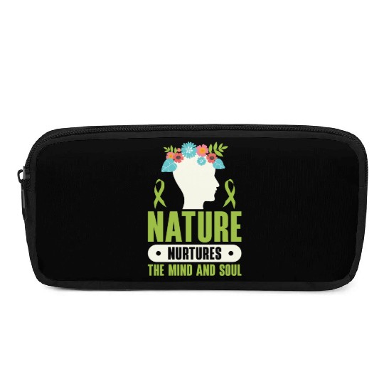 Mental Health Nature Environment Health Awareness Pencil Cases