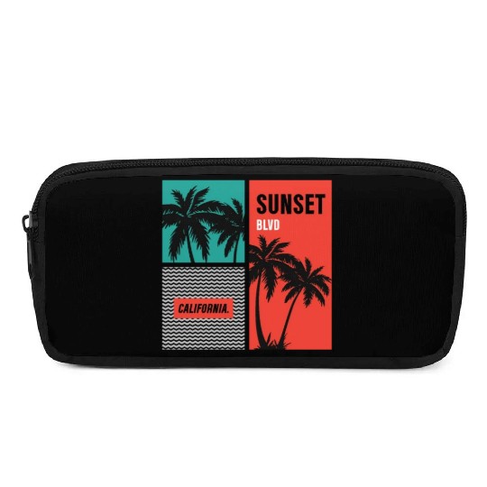 Sunset California Pencil Cases