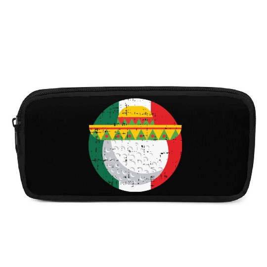 Cinco De Mayo Mexico Golf Ball Funny Mexican s Pencil Cases