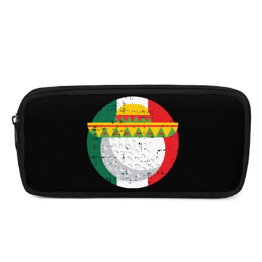 Cinco De Mayo Mexico Golf Ball Funny Mexican s Pencil Cases