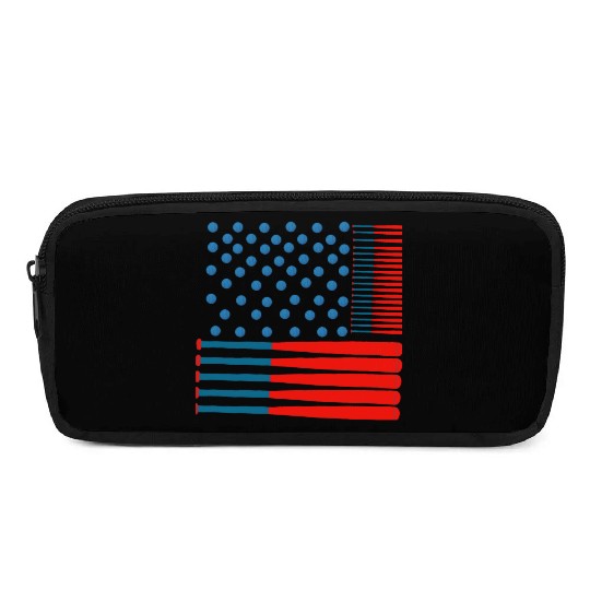 Baseball Stars & Stripes: A Patriotic Swing Pencil Cases