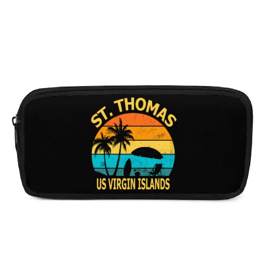Travel St Thomas Us Virgin Islands Vacation Souven Pencil Cases