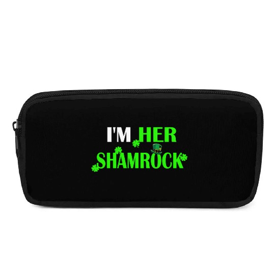 I'M Her Shamrock I'M His Lucky Charm St Patric Pencil Cases