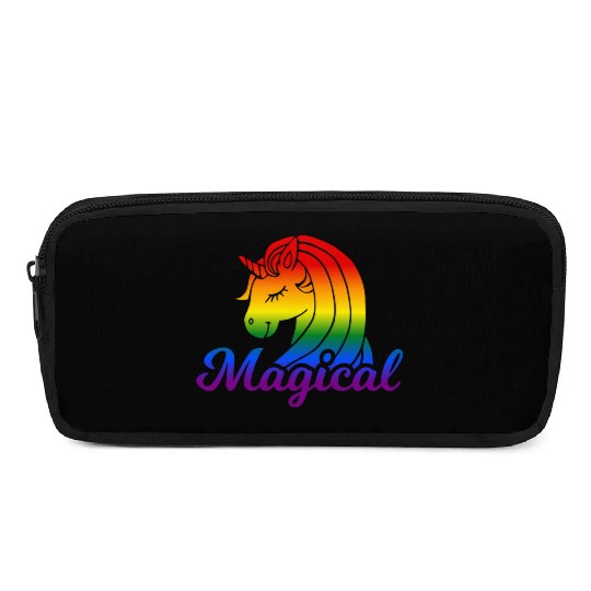 Magical Rainbow Unicorn | TTRPG Pride Pencil Cases