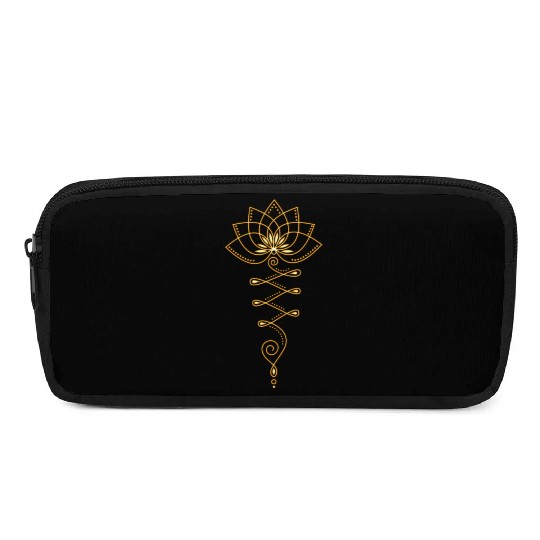 Lotus Unalome Yoga Meditation Zen Buddhism Pencil Cases