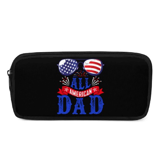All American Dad America Pride US Patriot Pencil Cases