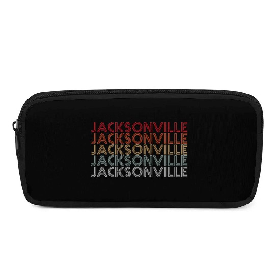 Jacksonville Florida Rainbow City Pencil Cases