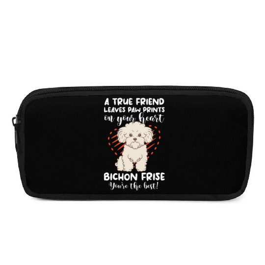 A True Friend Leaves Paw Prints On Your Heart Pencil Cases