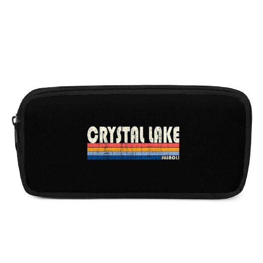 70S 80S Style Crystal Lake Il Pencil Cases