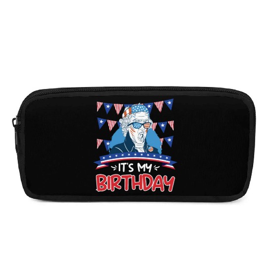 Its my Birthday Independence Day George Washington Pencil Cases