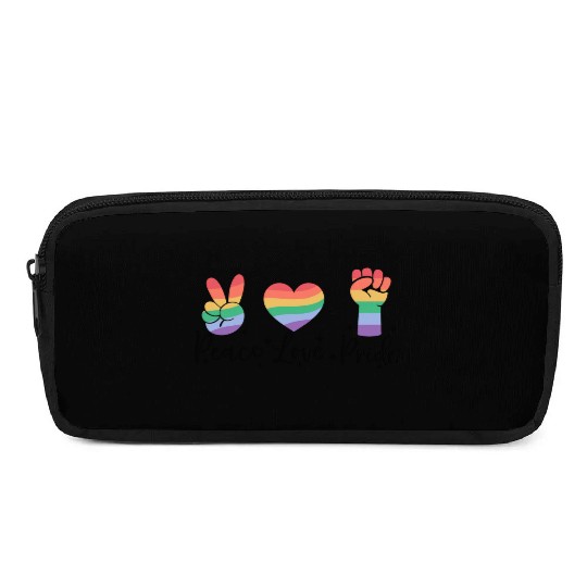 peace love pride; pride month; gay; lgbt;gay pride Pencil Cases