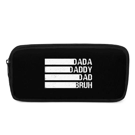 Mens Dada Daddy Dad Bruh Fathers Day Funny Father Pencil Cases