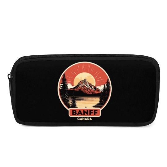 Vintage Retro Canadian Banff National Park Pencil Cases