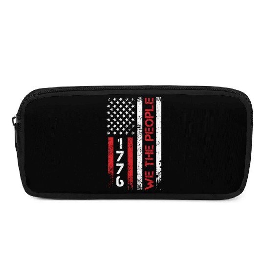 We the people 1776 Independence Day US Patriots Pencil Cases