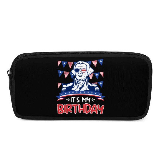 Its my Birthday Independence Day George Washington Pencil Cases
