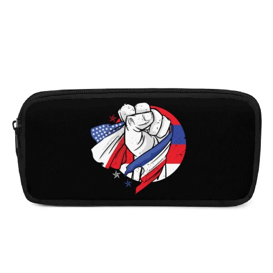 American Pride US Patriots American Fist Loverty Pencil Cases