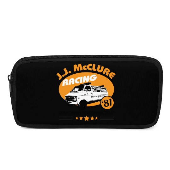 JJ McClure Racing v2 yellow Pencil Cases