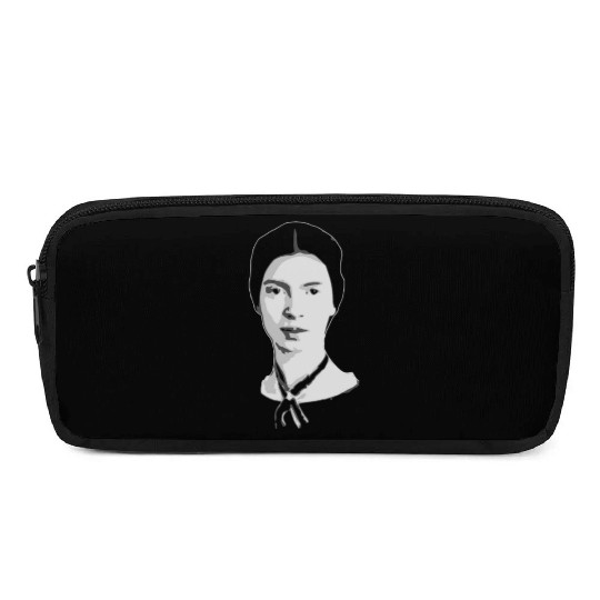 Emily Dickinson Black and White Pencil Cases