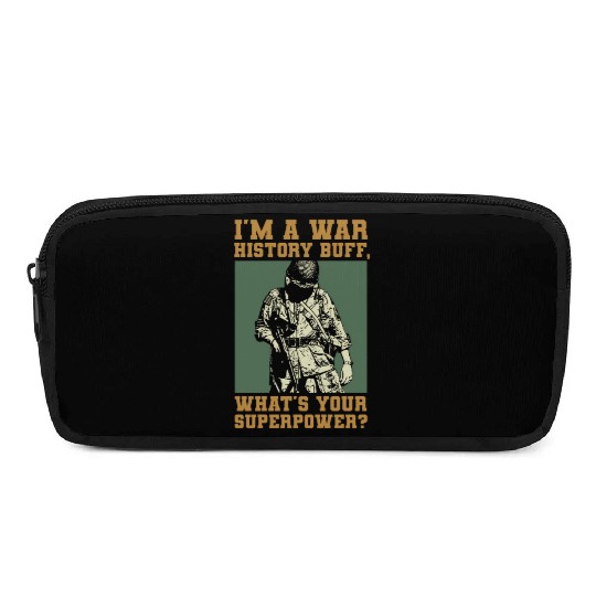 War History Buff - WW2 Enthusiast Pencil Cases