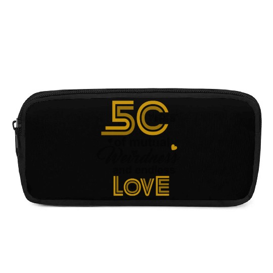 50th Wedding Anniversary Husband Wife Marriage Pencil Cases