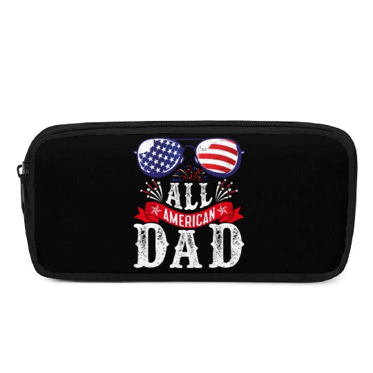 All American Dad America Pride US Patriot Pencil Cases