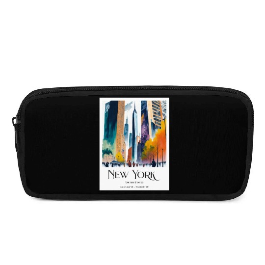 People walking to One World Trade Centre New York Pencil Cases