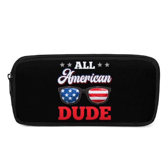 All American Dude Independence Day Party USA Pencil Cases