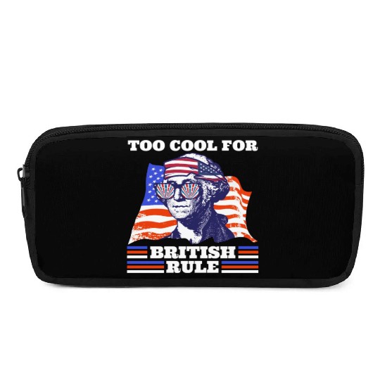 George Washington Too cool for British rule USA Pencil Cases